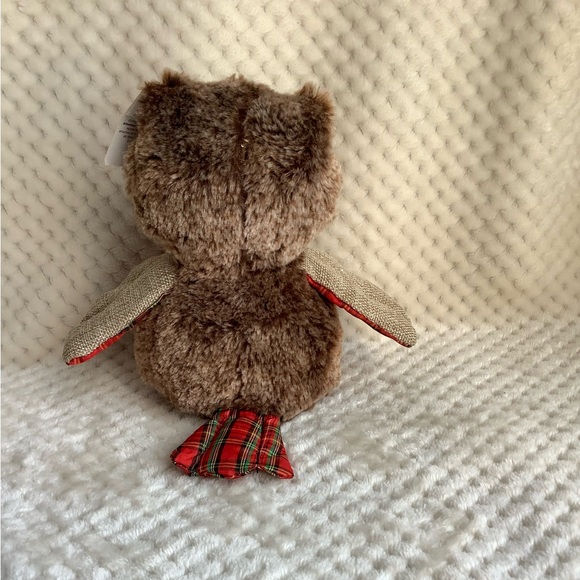 Ganz Plaid Owl Stuffed Animal Plush - Picture 3 of 10